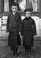 Niños ultraortodoxos de Błażowa (Bluzhov), Polonia, c. 1935