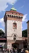 Puerta de San Florián en Cracovia