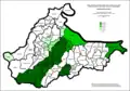 Proporción de bosnios en Brčko por asentamientos 1991