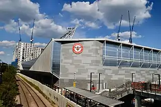 Brentford Community Stadium en mayo de 2020