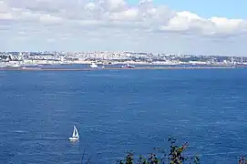 Brest vista desde la punta de los Españoles