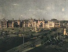 La estación en 1911.