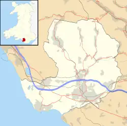 Nant-y-moel ubicada en Bridgend (autoridad unitaria)