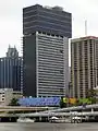 Brisbane Square, durante la construcción