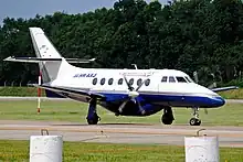 British Aerospace Jetstream 32 de Aerolíneas Sosa en el Aeropuerto Internacional Ramón Villeda Morales de San Pedro Sula, Honduras (2013)