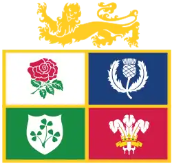 Bandera de Leones Británico-irlandeses