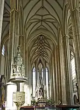 Remodelación interior de la Iglesia de Santiago (Brno) (1871-1879)