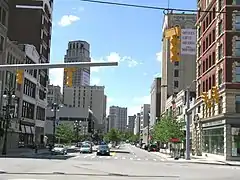 Vista desde la avenida Gratiot