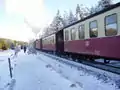 Tren del Brocken llegando a la estación de Goetheweg