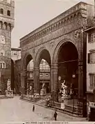 Loggia dei Lanzi, Florencia.
