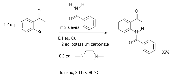 Buchwald amidation reaction