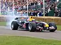 Sébastien Buemi mostrando un RB1 en el Festival de la Velocidad Goodwood 2008.