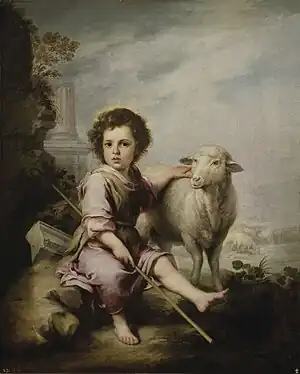 El Buen Pastor, c. 1660, de Murillo.