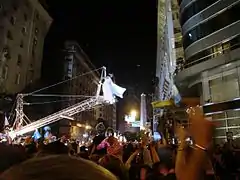 Representación de la Patria durante los festejos del Bicentenario de Argentina.