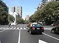 La Avenida del Libertador en Palermo.