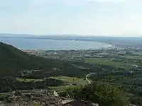 Vista al golfo de Rosas.