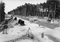 Obras del Reichsautobahn cerca de Berlín, abril de 1936