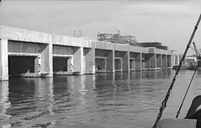 La base en construcción en 1942
