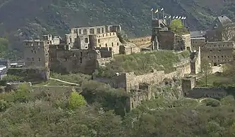 Burg Rheinfels en Sankt Goar