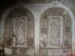 Sepulcros de don Andrés Cerezo y su madre