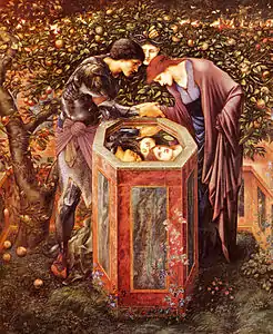 La cabeza de Perseo, de Burne-Jones.