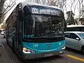 Un bus en la calle Princesa