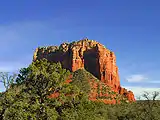 Butte cerca de Sedona, Arizona