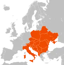 Países de Iniciativa de Centro Europa