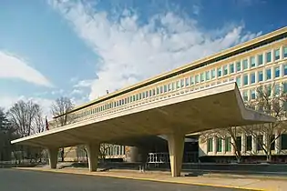 CIA Edificio de Sede Original en Langley, Virginia, 1961