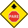 Proximidad de señal «Pare»