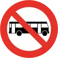 Prohibida circulación de buses