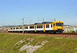 Automotores alquilados por CP en la línea del Miño (Portugal).