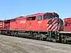 CP 9011 on Train 119-25 in Chalk River, ON