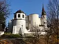 Castillo de Frýdek en el otoño