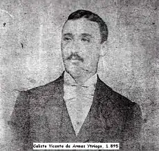 Calisto Vicente de Armas Itriago.