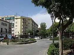 Calle de Marcelino Olaechea, en San Marcelino.