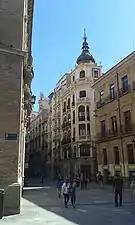 Calle Trapería desde la Plaza Santo Domingo.