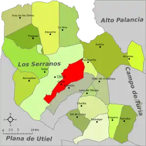 Calles-Mapa de los Serranos