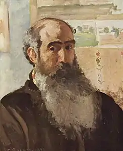 Pissarro, Autorretrato, 1873.