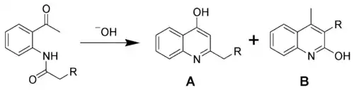 La síntesis de quinolinas de Camps.