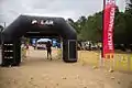 Avituallamiento en Can Coll, Cerdanyola. Ultratrail Collserola 2015.