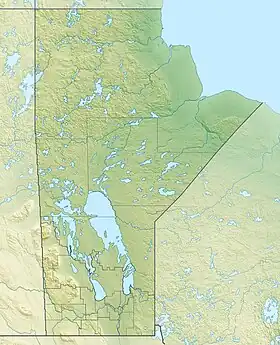 Lago Nueltin ubicada en Manitoba