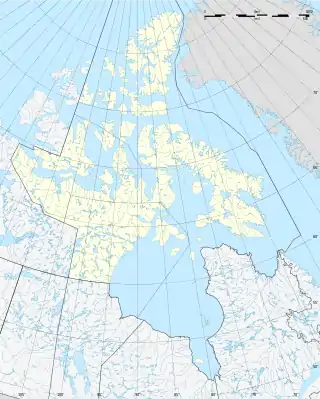 Iqaluit ubicada en Nunavut