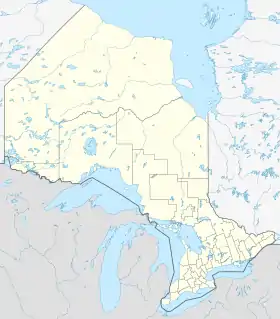 Moosonee ubicada en Ontario