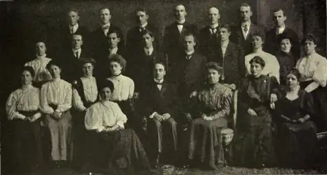 Nuevo grupo misionero de la Misión Metodista Canadiense, zarpó en 1908