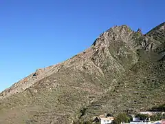 Canchal de El Santísimo bajo el Cabezo de Las Lajas.