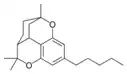 Chemical structure of cannabicitran.