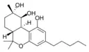 Chemical structure of cannabiripsol.