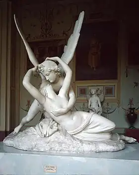 Psique reanimada por el beso del amor (1793), de Antonio Canova (Louvre)