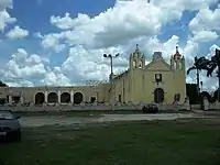 Iglesia principal de Cansahcab.